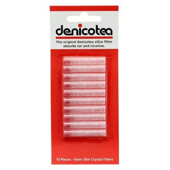 Denicotea Φίλτρα Πίπας Τσιγάρου Slim 6mm